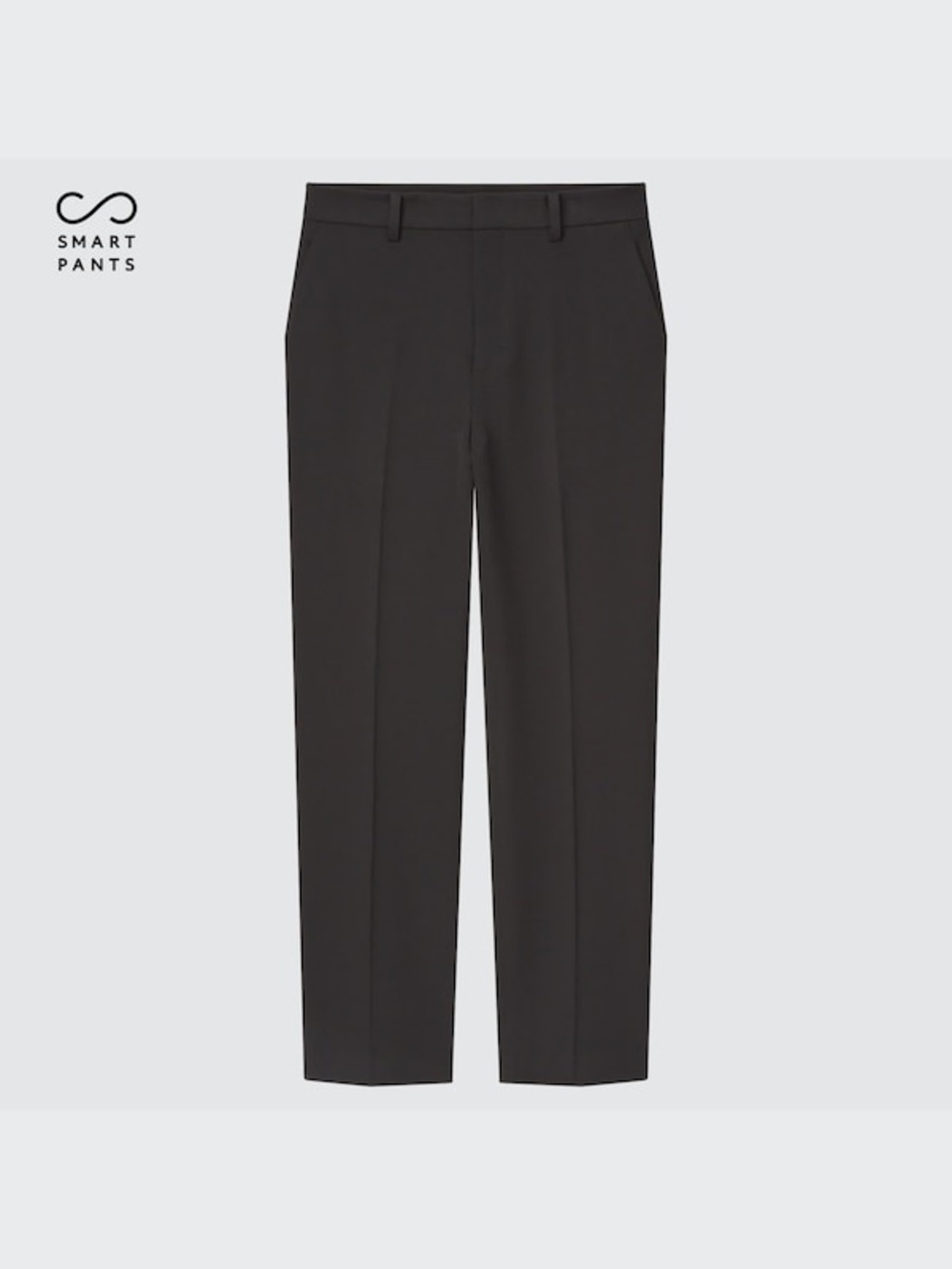 UNIQLO Women's Black 2-Way Stretch Smart Ankle Pants Slim Tapered Small 26-27